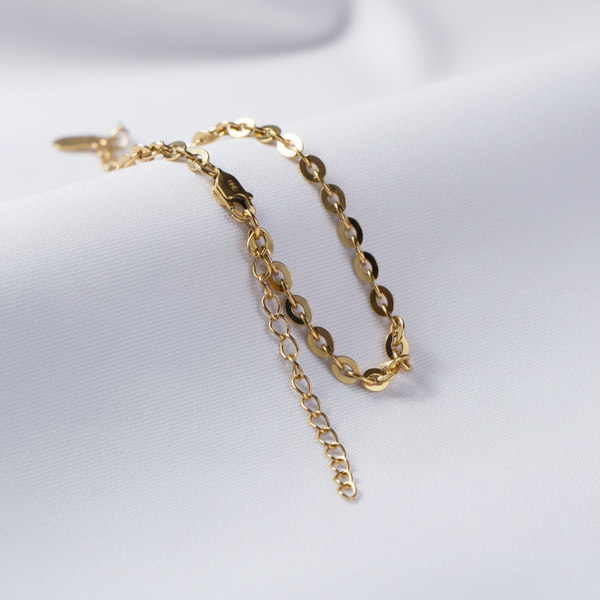 Set Óvalo Dama conjunto de joyería en oro puesta -- Leyfina Colombia