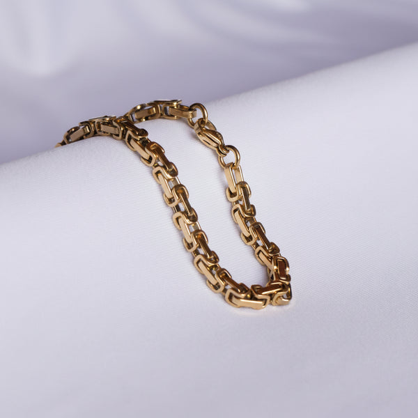 Manilla oro laminado 18k para mujer -- joyeria fina Leyfina