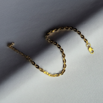 Pulsera Óvalo detalle de cerca -- joyeria Leyfina