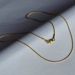 Cadena Hilo joyeria en oro, oro laminado Leyfina -- accesorio elegante coleccion Leyfina