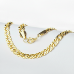 Cadena Entrelazada, cadena dorada en oro laminado 18K para hombre y mujer - LeyFina