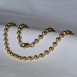 Cadena Militar joyeria en oro, oro laminado Leyfina -- accesorio elegante coleccion Leyfina
