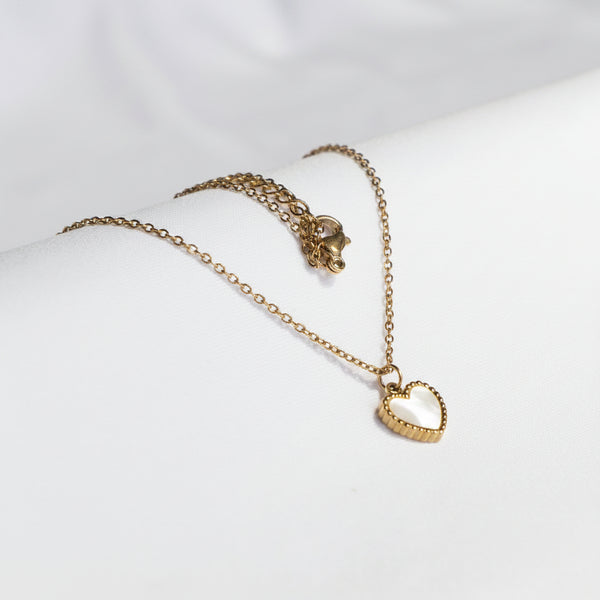 Cadena White Heart