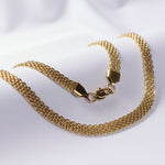 Set Chinesca cadena y pulso oro laminado -- combo regalo en oro Leyfina