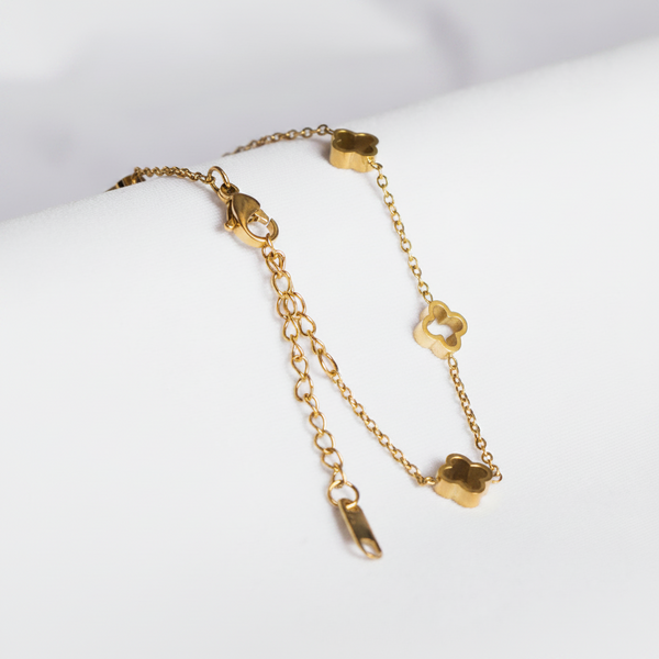 Pulsera VC Petite, pulsera dorada para mujer en oro laminado 18K - LeyFina