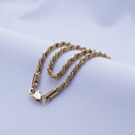 Tobillera oro laminado 18k para mujer -- joyeria fina Leyfina