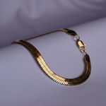 Pulsera Egipcia puesta -- joyeria fina Leyfina Colombia