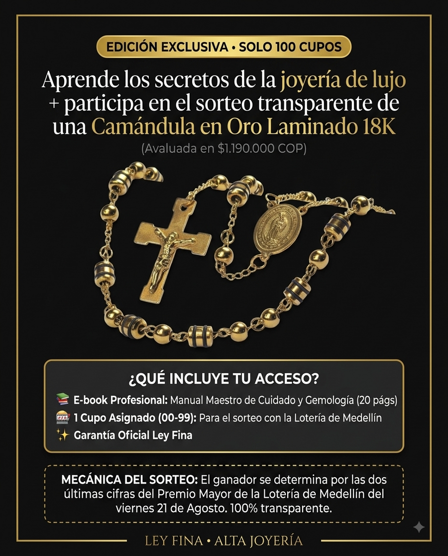 Guía Maestra de Cuidado de Alta Joyería + Cupo de Lanzamiento Camándula 18K