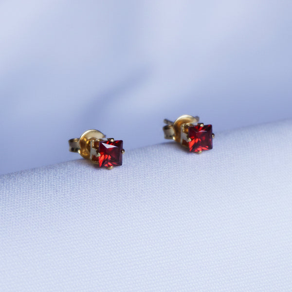 Aretes oro laminado 18k para mujer -- joyeria fina Leyfina