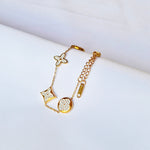 Pulsera Louis Vuitton Éclat joyeria en oro, oro laminado Leyfina -- accesorio elegante coleccion Leyfina