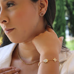 Pulsera Louis Vuitton Éclat joyeria en oro, oro laminado Leyfina -- accesorio elegante coleccion Leyfina