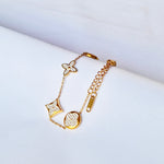 Pulsera Louis Vuitton Éclat joyeria en oro, oro laminado Leyfina -- accesorio elegante coleccion Leyfina