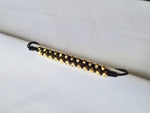 Manilla Italiana Doble 24 Balines joyeria en oro, oro laminado Leyfina -- accesorio elegante coleccion Leyfina