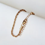 Pulsera Bulgari Aurore joyeria en oro, oro laminado Leyfina -- accesorio elegante coleccion Leyfina