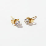 Aretes topo chispa redondo