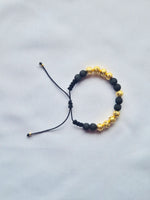 Manilla Italiana Diamantada 9 Balines joyeria en oro, oro laminado Leyfina -- accesorio elegante coleccion Leyfina