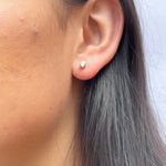 Aretes topo chispa redondo