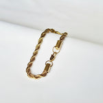 Pulso Lazo joyeria en oro, oro laminado Leyfina -- accesorio elegante coleccion Leyfina
