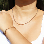 Pulsera Bulgari Aurore joyeria en oro, oro laminado Leyfina -- accesorio elegante coleccion Leyfina